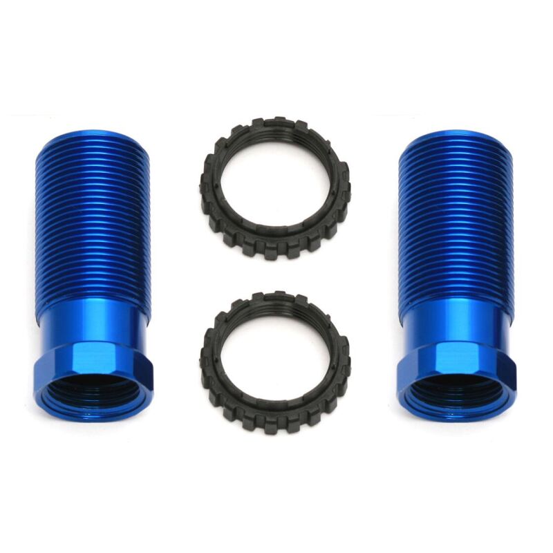 Team Associated 13 mm Shock Bodies, 26 mm, blue threaded / AE91060