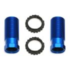 Team Associated 13 mm Shock Bodies, 26 mm, blue threaded / AE91060