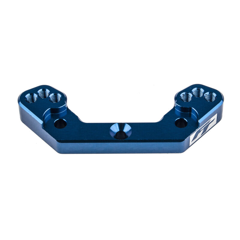 Team Associated RC10B6.3 FT Rear Ballstud Mount +2mm, Blue / AE91888