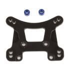 Team Associated FT 1:14 Front Shock Tower, black aluminum / AE21559