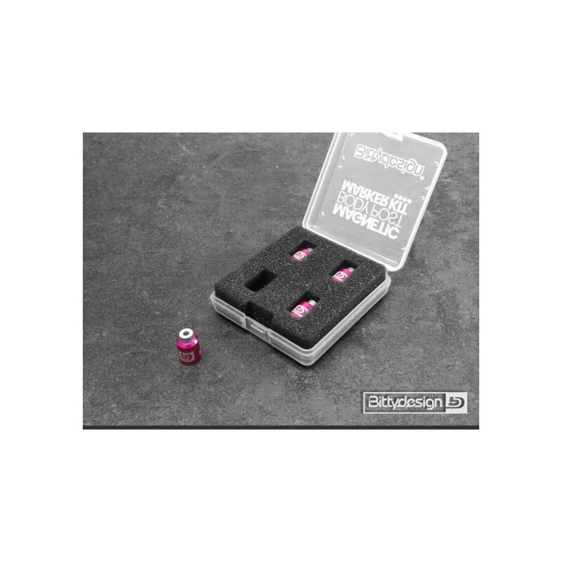 Bittydesign Body Post Marker kit Purple - Big scale 1/5 - 1/7 - 1/8 model Cars / BDBPMK8-P