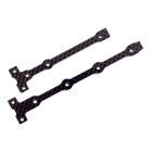 Team Associated RC10B74.1 FT Flex Chassis Brace Support Set, 2.0mm, carbon fiber / AE92283