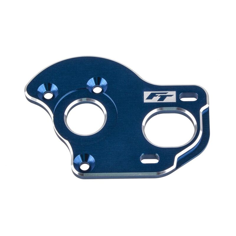 Team Associated RC10B6.3 FT Laydown/Layback Motor Plate 3.5mm, Blue / AE91907