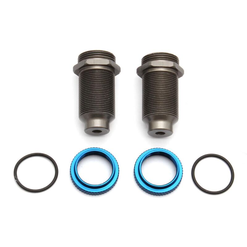 Team Associated TC FT Hard Anodized Threaded Shock bodies / AE3990