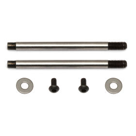 Team Associated FT 3x21 mm Shock Shafts V2, chrome / AE91616