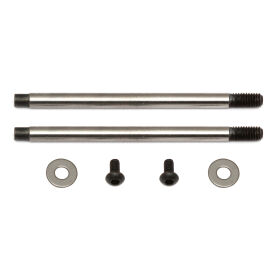 Team Associated FT 3x27.5 mm Shock Shafts (V2), Chrome /...