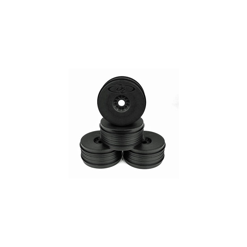 DE Racing Speedline Plus 1/8 Buggy Wheels (4pcs/Black) / DER-PSB-8B