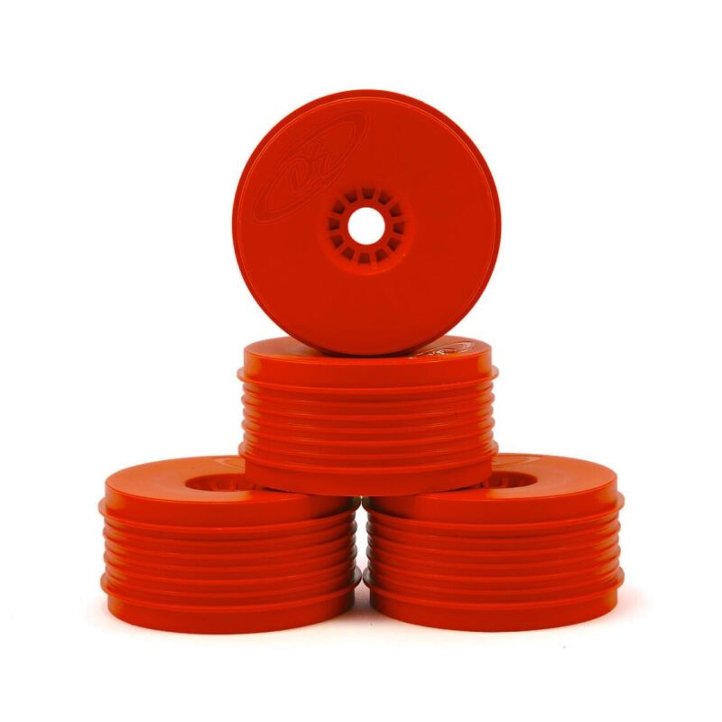 DE Racing Speedline Plus 1/8 Buggy Wheels (4pcs/Red) / DER-PSB-8R