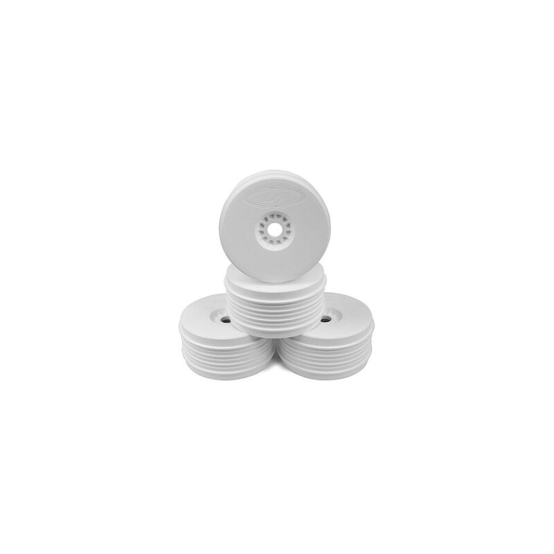 DE Racing Speedline Plus 1/8 Buggy Wheels (4pcs/White) / DER-PSB-8W