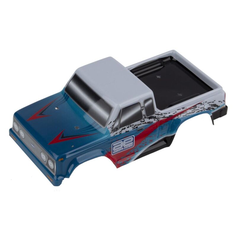 Team Associated CR28 BODY, RED/WHITE & BLUE / AE21445