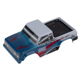 Team Associated CR28 BODY, RED/WHITE & BLUE / AE21445