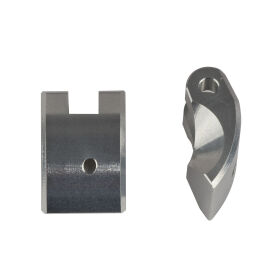 Team Associated Clutch Shoes, hard, 4-shoe, aluminum /...