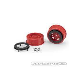 JConcepts Tremor, Slash narrow front wheel - red wheel /...