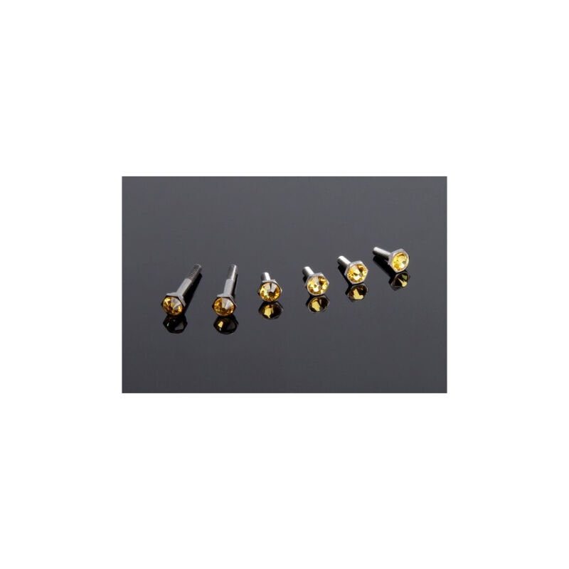 Hiro Seiko Crystal Screw (EX-1 KIY) [Gold] (SWAROVSKI Crystal) / HS-69668
