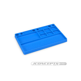 Jconcepts parts tray, rubber material - blue / JCO2550-1