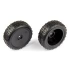 Team Associated Narrow Mini Pin Tires, mounted / AE21539