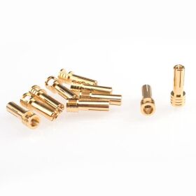 RUDDOG 5mm Gold Cooling Head Bullet Plugs (10pcs) / RP-0311