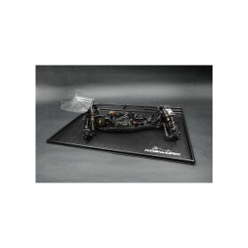 Koswork Assembly Tray / Cleanning Tray 450*400*10mm Black (1/10 M Size, 1/18, Min-Z & Mini 4WD) / KOS32120-450BK