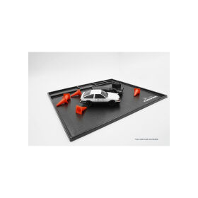 Koswork Assembly Tray / Cleanning Tray 450*400*10mm Black (1/10 M Size, 1/18, Min-Z & Mini 4WD) / KOS32120-450BK