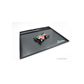 Koswork Assembly Tray / Cleanning Tray 450*400*10mm Black (1/10 M Size, 1/18, Min-Z & Mini 4WD) / KOS32120-450BK
