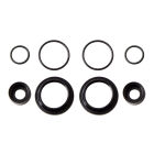 Team Associated 12mm Shock Collar and Seal Retainer Set, Black / AE91909