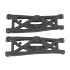 Team Associated RC10T6.2 FT Front Suspension Arms, gull wing, carbon fiber / AE71139