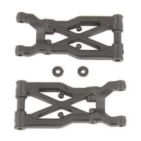 Team Associated RC10B74 FT Rear Suspension Arms, carbon...