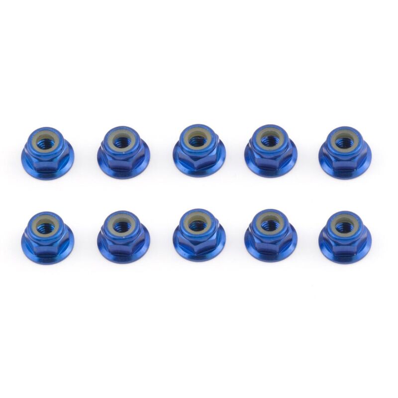 Team Associated FT Blue 4mm Locknut / AE25391