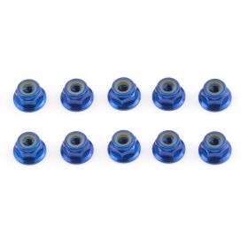 Team Associated FT Blue 4mm Locknut / AE25391