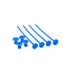 Jconcepts 1/10th off-road tire stick - holds 4 mounted tires (blue) - 4pc. / JCO2430-1