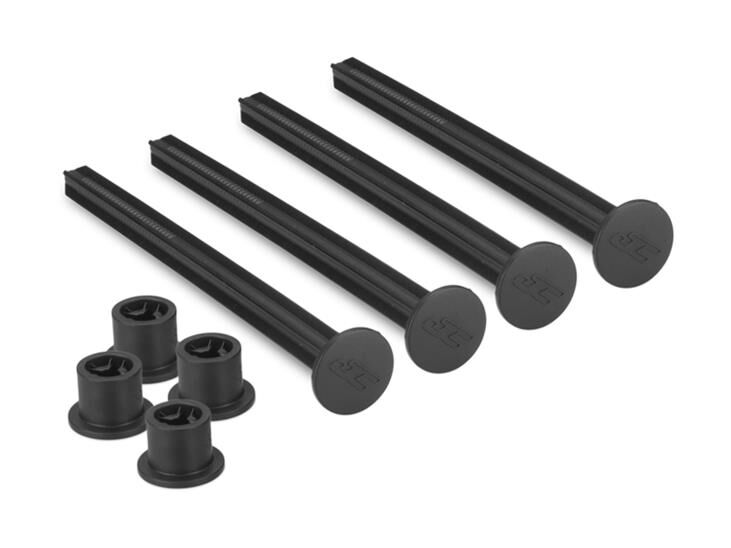 Jconcepts 1/8th off-road tire stick - holds 4 mounted tires (black) - 4pc. / JCO2431-2