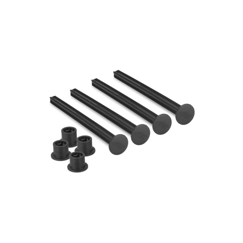 Jconcepts 1/8th off-road tire stick - holds 4 mounted tires (black) - 4pc. / JCO2431-2