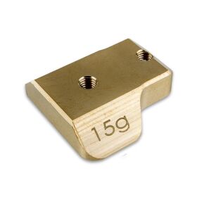 Team Associated RC8B3.1 FT Chassis Weight, 15g / AE81405