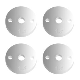 Team Associated FT 12mm Pistons V2, 2 x 1.5, flat / AE91625