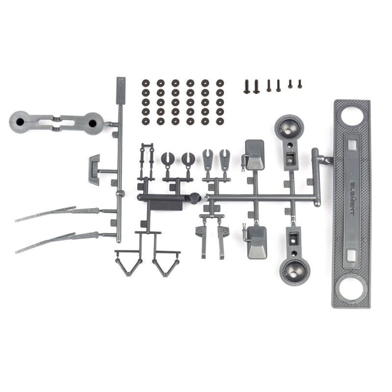 Element RC Trailwalker Body Accessories, silver / AE42144