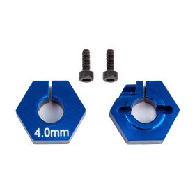 Team Associated 4.0mm Clamping Wheel Hexes / AE91862
