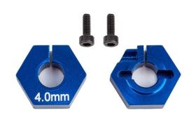 Team Associated 4.0mm Clamping Wheel Hexes / AE91862