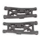 Team Associated RC10B6.3 FT Front Suspension Arms, gull wing, carbon fiber / AE91872