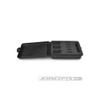 Jconcepts motor / rotor box w/ foam liner - black / JCO2497-2