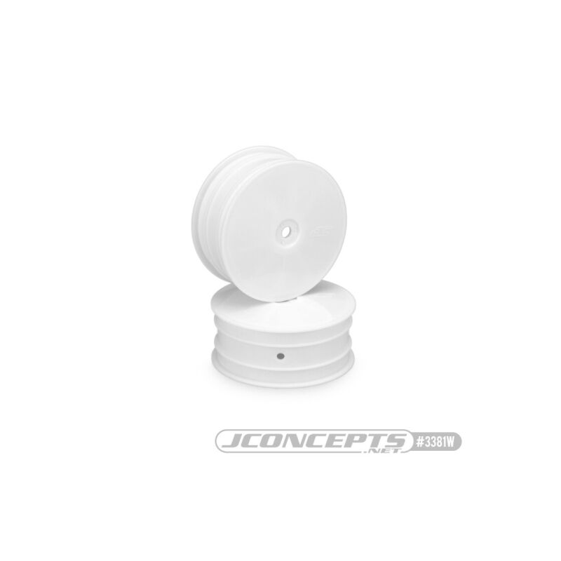 Jconcepts Mono - B74 | B64 | Yokomo YZ4-SF front wheel (white) - 4pc / JCO3381W