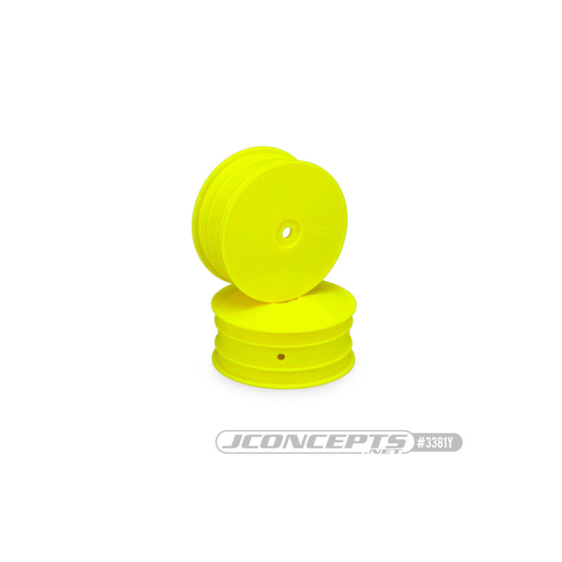 Jconcepts Mono - B74 | B64 | Yokomo YZ4-SF front wheel (yellow) - 4pc / JCO3381Y