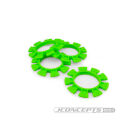 JConcepts Satellite tire gluing rubber bands - green - fits 1/10th, SCT and 1/8th buggy / JCO2212-5