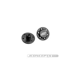 JConcepts RC10 Finnisher wing buttons - black / JCO2311-2