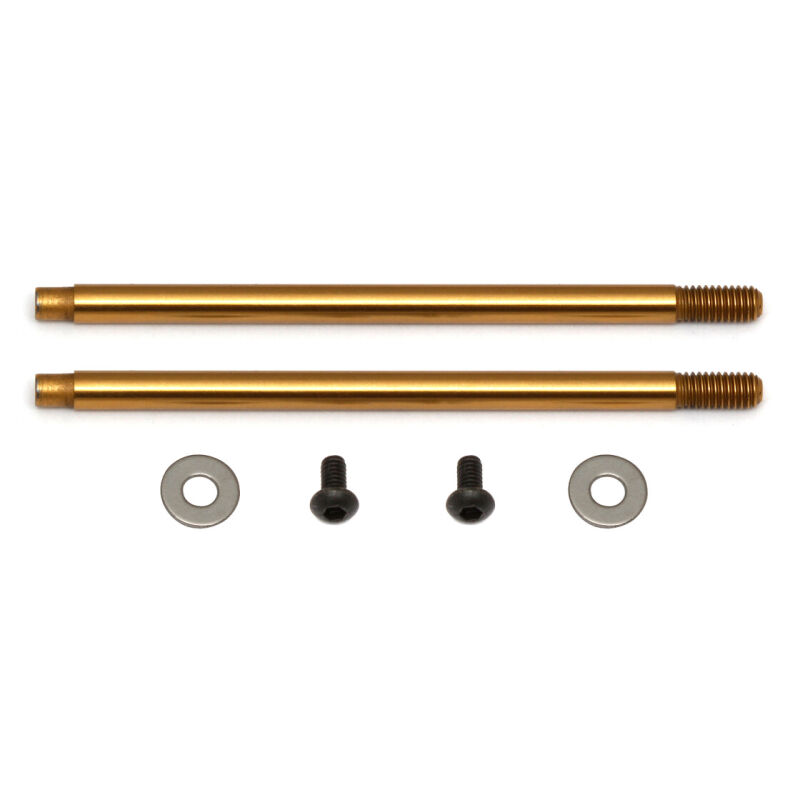 Team Associated 3x35 mm Shock Shafts (V2), TiN / AE91623