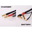 RUDDOG 2S Charging Lead 30cm (4/5mm,2mm)(4mm,3PIN-EH) / RP-0213