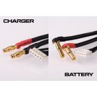 RUDDOG 4S Charging Lead 40cm (4/5mm,4S-XH)(4mm,5PIN-EH) / RP-0217