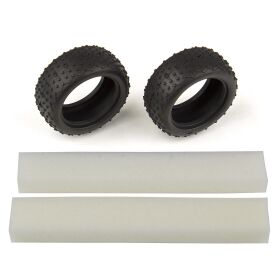 Team Associated Wide Mini Pin Tires, with inserts / AE21550