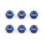 Team Associated FT M3 Locknut, blue aluminum / AE31550