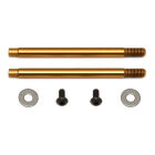 Team Associated 3x21 mm Shock Shafts (V2), TiN / AE91615