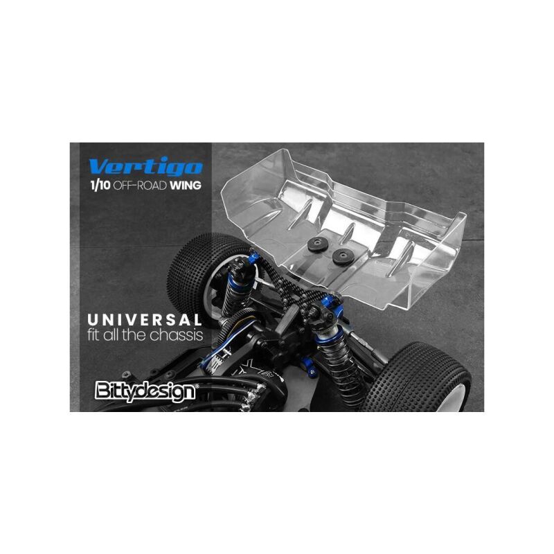 Bittydesign Vertigo 1/10 Off-Road 1mm wing set (2pcs) / BDW10-VRT